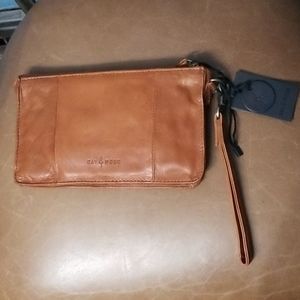 Day and mood wristlet. Real leather.